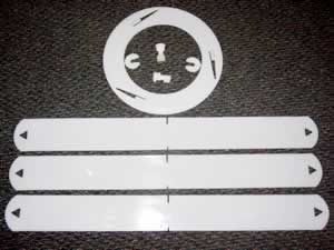 unassembled baffle